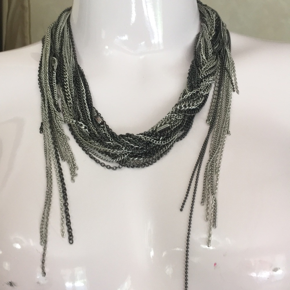 Glamorous And Artistic Waterfall Chain Necklace